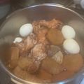 クックJD2F8A☆'s cooksnap of when they made 手羽元と大根の煮物 電気圧力鍋.