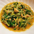 sakichiii_'s cooksnap of when they made ♫♬♪　水菜とツナのさっと炒め　♫♬♪.