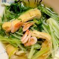 9ma9ma's cooksnap of when they made 水菜と薄揚げの煮物.