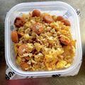 クックP8KGHH☆'s cooksnap of when they made 魚肉ソーセージと卵のチャーハン.