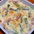 おっクック☆'s cooksnap of when they made 簡単アスパラベーコングラタン.