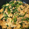 優駿蓮ママ's cooksnap of when they made 小松菜とツナのおかか卵炒め.