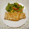 pitachan1's cooksnap of when they made ロース厚切り肉で＊しょうが焼き♪.