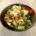 FGO☆'s cooksnap of when they made 絶対美味しい！ベーコンブロックサラダ.