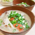 イベ長's cooksnap of when they made 根菜たっぷり♡豚のかす汁酒粕少なめ♪.