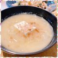 nakamucchi's cooksnap of when they made 玉ねぎの変わり味噌汁.
