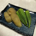 magmac's cooksnap of when they made 簡単！おくらとなすの煮浸し懐石風.