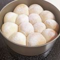 ♡あっぴーママ♡'s cooksnap of when they made ✾ふんわり白パン✾ちぎりパン✾.