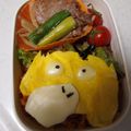 みどりっ！'s cooksnap of when they made キャラ弁　コダック弁当（ポケモン）.