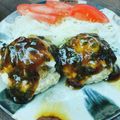 せらお６５'s cooksnap of when they made 青じそ、梅肉入り和風ハンバーグ.