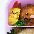 サイチョン's cooksnap of when they made すみっこぐらし☆ハムのお花畑弁当.