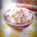 inyako's cooksnap of when they made ルクルーゼで炊く雑穀米ごはん.