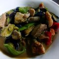 tidagon's cooksnap of when they made 鶏肉と茄子とピーマン胡麻味噌炒め　.