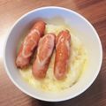 3yes's cooksnap of when they made ズボラの即飯☆チンウィンチー丼！.