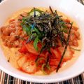 あーこ姐's cooksnap of when they made 納豆&キムチ豆乳のオートミールリゾット.