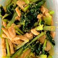 さんすけママ☆'s cooksnap of when they made めんつゆDE♪小松菜と油あげの煮びたし.