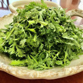 Superlittleboo's cooksnap of when they made ほろ苦ほの甘の美味しさ！☆春菊のサラダ.