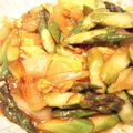 居酒屋の女将's cooksnap of when they made 卵とアスパラ入り海老チリ〜きのう何#53.