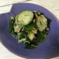 magmac's cooksnap of when they made 酸っぱくない胡瓜とワカメとツナの酢の物.