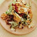 ロイヤルミルク♪'s cooksnap of when they made 野菜炒めたまご乗せ.