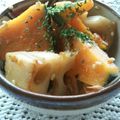 ねこはがき's cooksnap of when they made しゃきしゃきレンコンとかぼちゃのきんぴら.