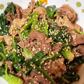 フタバWRGMQ☆'s cooksnap of when they made ご飯がすすむ♪牛肉とほうれん草の甘辛炒め.