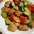 ナップ99's cooksnap of when they made 夏バテに！鶏肉ときゅうりの甘酢炒め.
