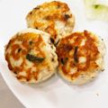 Sarah09's cooksnap of when they made 大葉が香るはんぺんと鶏むね肉のつくね！.