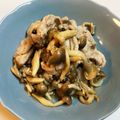sheher's cooksnap of when they made 簡単！絶品！豚肉としめじの生姜ポン酢炒め.