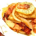 vegeful's cooksnap of when they made ベーコンと玉ねぎのバジル風味炒め.