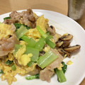 ねみねみ's cooksnap of when they made 簡単★江戸菜と卵のふんわり中華炒め.