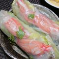 dimbula121's cooksnap of when they made かにかまで。生春巻♪.
