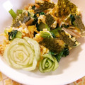 hitomi♪＊'s cooksnap of when they made 小松菜と、なめ茸の和え物.