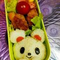 たにたーに's cooksnap of when they made キャラ弁☆白くまのピクニック弁当♪くま♪.