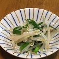 QPはにー's cooksnap of when they made レンジで簡単！もやしとニラのナムル.