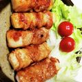nonopeko's cooksnap of when they made お正月に余ったお餅で♪豚肉のお餅巻き♪.