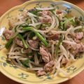 ★りなんち★'s cooksnap of when they made 簡単にあと1品♪豚ニラもやし炒め.