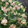 スイカが好物's cooksnap of when they made 鶏肉とほうれん草のガーリックソテー♪.
