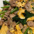 ゆみらんたん's cooksnap of when they made ほうれん草と豚肉の卵炒め♪.