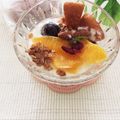 フジぽん's cooksnap of when they made ぶどうとオレンジのヨーグルト＊蜂蜜がけ.
