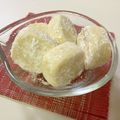 326rei's cooksnap of when they made 丸めない♥四角い*スノーボール*.