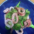 yysakura's cooksnap of when they made イカとブロッコリーのガリバタ醤油炒め.