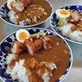 チコリママ's cooksnap of when they made 鶏の唐揚げトッピングカレー.