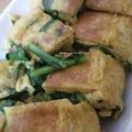 AiYuKE's cooksnap of when they made 卵焼き☆ほうれん草と桜エビ巻き.