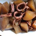 lilisu's cooksnap of when they made 圧力鍋でイカと大根の煮物.