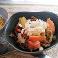 今日の勝家御膳's cooksnap of when they made サーモンとオレンジのエスカベッシュ.