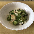 明日の風☆'s cooksnap of when they made 簡単☆みょうがと胡瓜と塩昆布の混ぜご飯.
