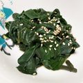 minimum16's cooksnap of when they made 庭で収穫 オカワマメ のポン酢和え.