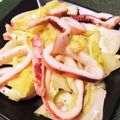 そらいろ猫's cooksnap of when they made コストコの焼きイカ！キャベツのバター焼き.