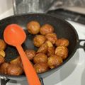 しょーばお's cooksnap of when they made 小芋のハチミツてりてりスパイシー揚げ.